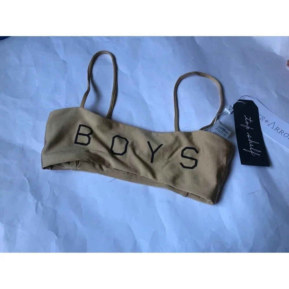 Boys + Arrows Hezeus bikini top xs NWT!